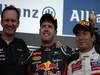 GP GIAPPONE, 07.10.2012- Gara, Sebastian Vettel (GER) Red Bull Racing RB8 vincitore e terzo Kamui Kobayashi (JAP) Sauber F1 Team C31 