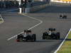 GP GIAPPONE, 07.10.2012- Gara, Romain Grosjean (FRA) Lotus F1 Team E20 e Heikki Kovalainen (FIN) Caterham F1 Team CT01 