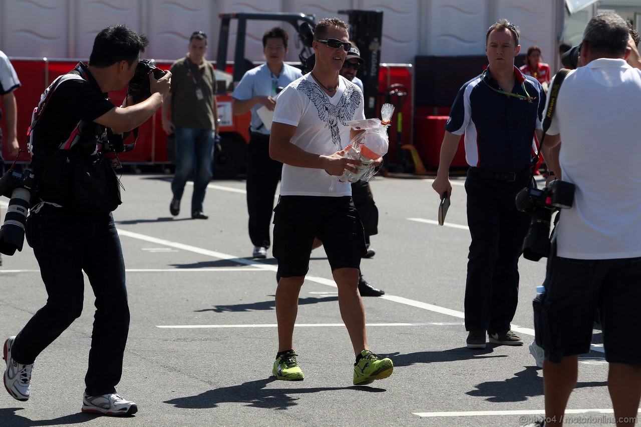 GP GIAPPONE, 04.10.2012- Michael Schumacher (GER) Mercedes AMG F1 W03