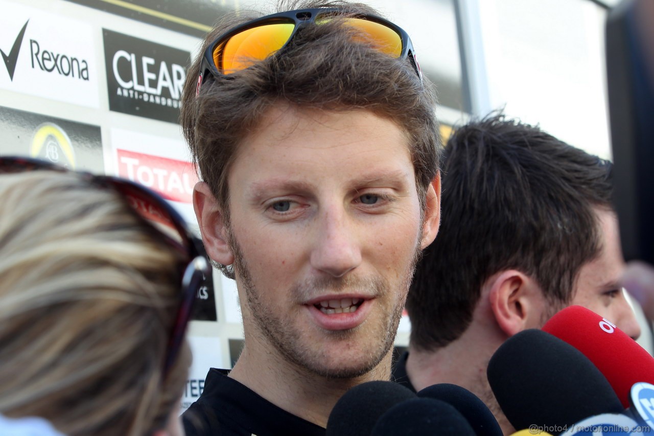 GP GIAPPONE, 04.10.2012- Romain Grosjean (FRA) Lotus F1 Team E20