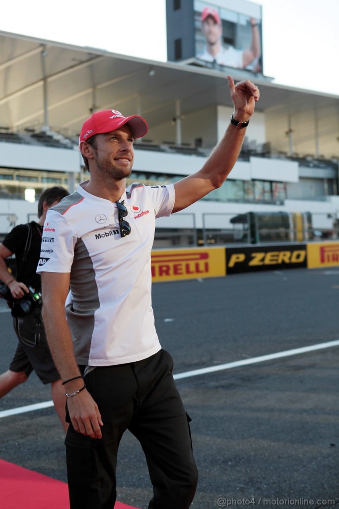 GP GIAPPONE, 04.10.2012- Jenson Button (GBR) McLaren Mercedes MP4-27 