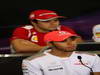 GP GIAPPONE, 04.10.2012- Conferenza Stampa, Lewis Hamilton (GBR) McLaren Mercedes MP4-27 e Felipe Massa (BRA) Ferrari F2012 