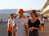 GP GIAPPONE, 04.10.2012- Jenson Button (GBR) McLaren Mercedes MP4-27 e Domenica Jessica Michibata (GBR)