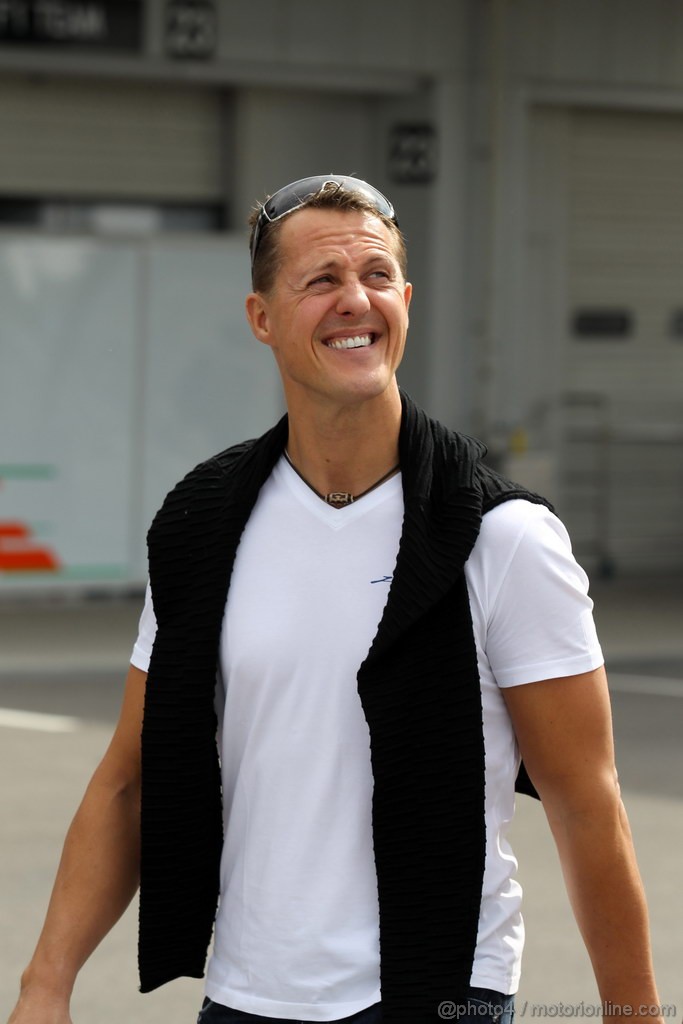 GP GIAPPONE, 06.10.2012- Michael Schumacher (GER) Mercedes AMG F1 W03 