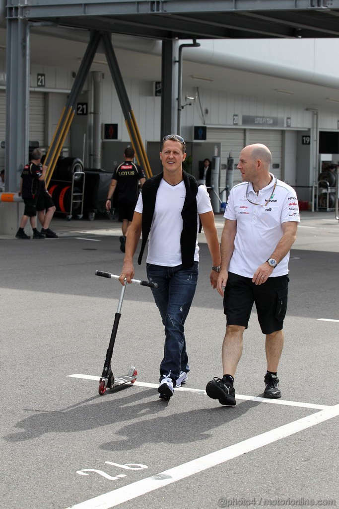 GP GIAPPONE, 06.10.2012- Michael Schumacher (GER) Mercedes AMG F1 W03
