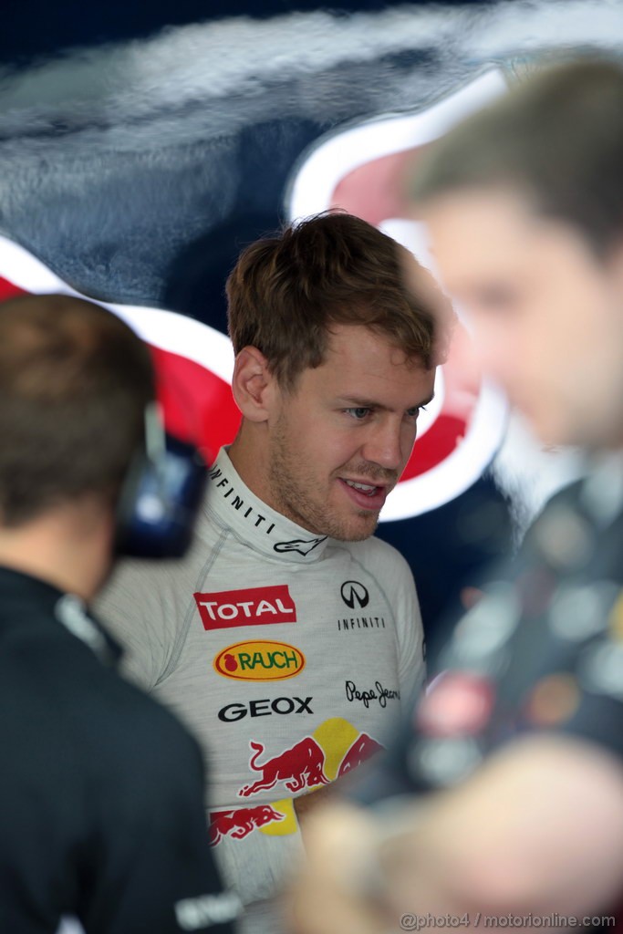 GP GIAPPONE, 06.10.2012- Prove Libere 3, Sebastian Vettel (GER) Red Bull Racing RB8 