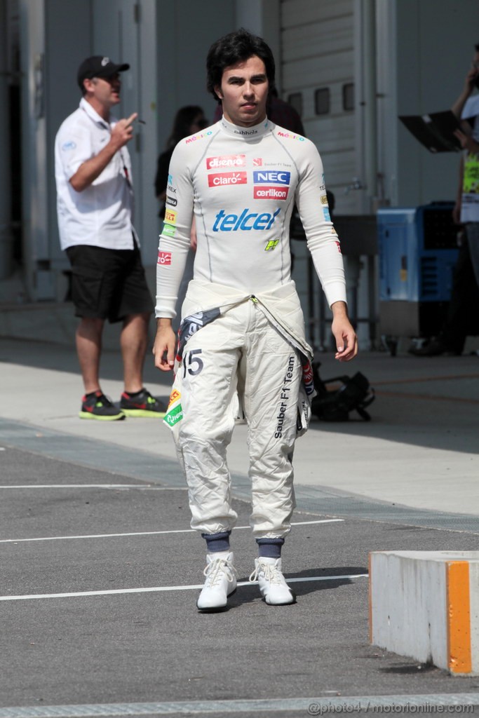 GP GIAPPONE, 06.10.2012- Prove Libere 3, Sergio Prez (MEX) Sauber F1 Team C31 