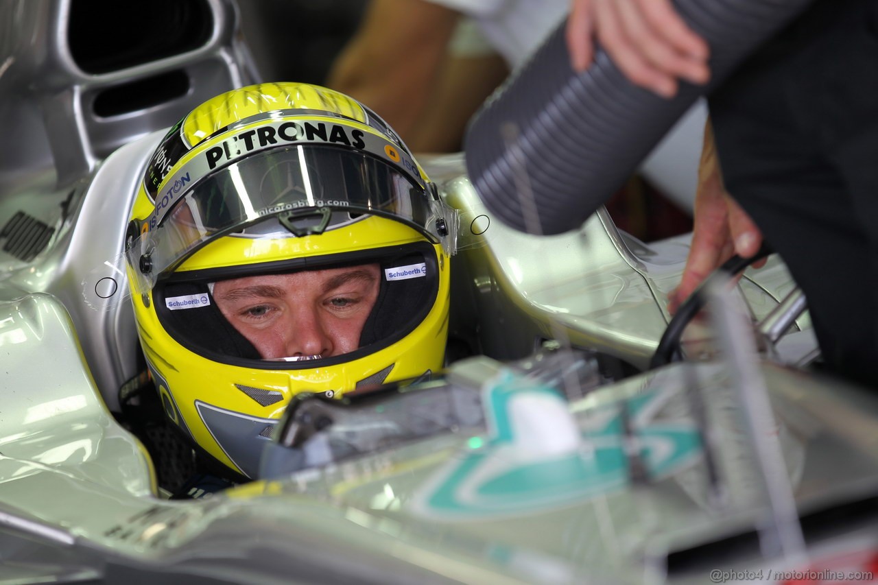 GP GIAPPONE, 06.10.2012- Prove Libere 3, Nico Rosberg (GER) Mercedes AMG F1 W03 