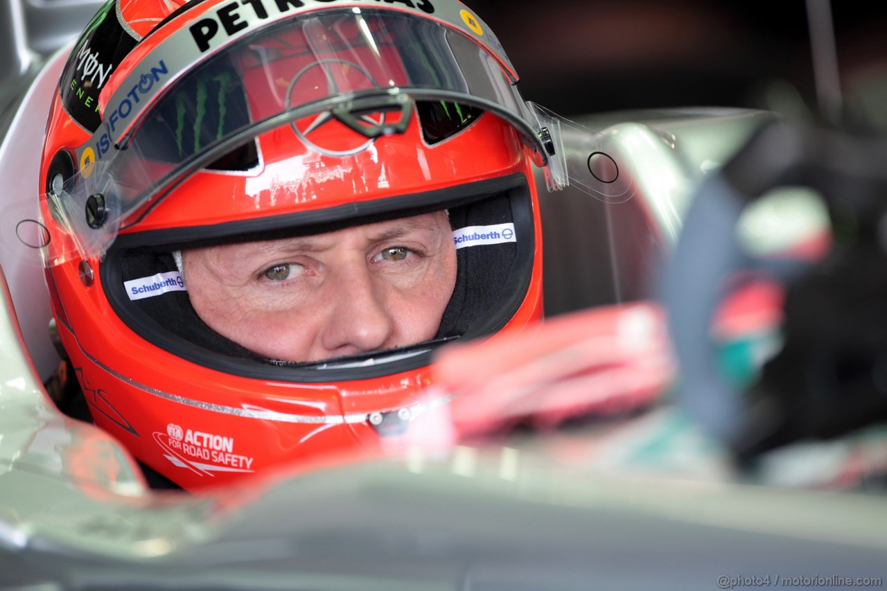 GP GIAPPONE, 06.10.2012- Prove Libere 3, Michael Schumacher (GER) Mercedes AMG F1 W03 