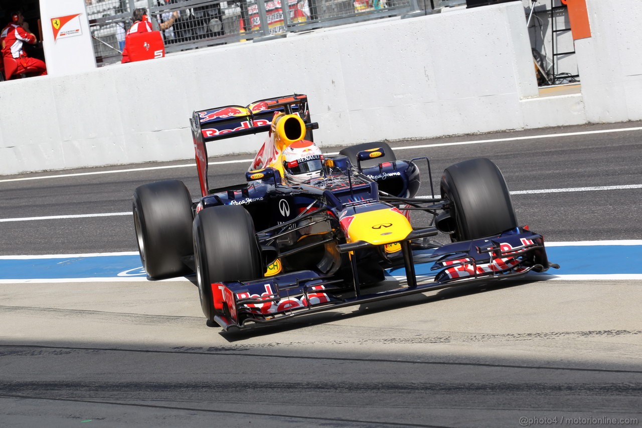 GP GIAPPONE, 06.10.2012- Prove Libere 3, Sebastian Vettel (GER) Red Bull Racing RB8