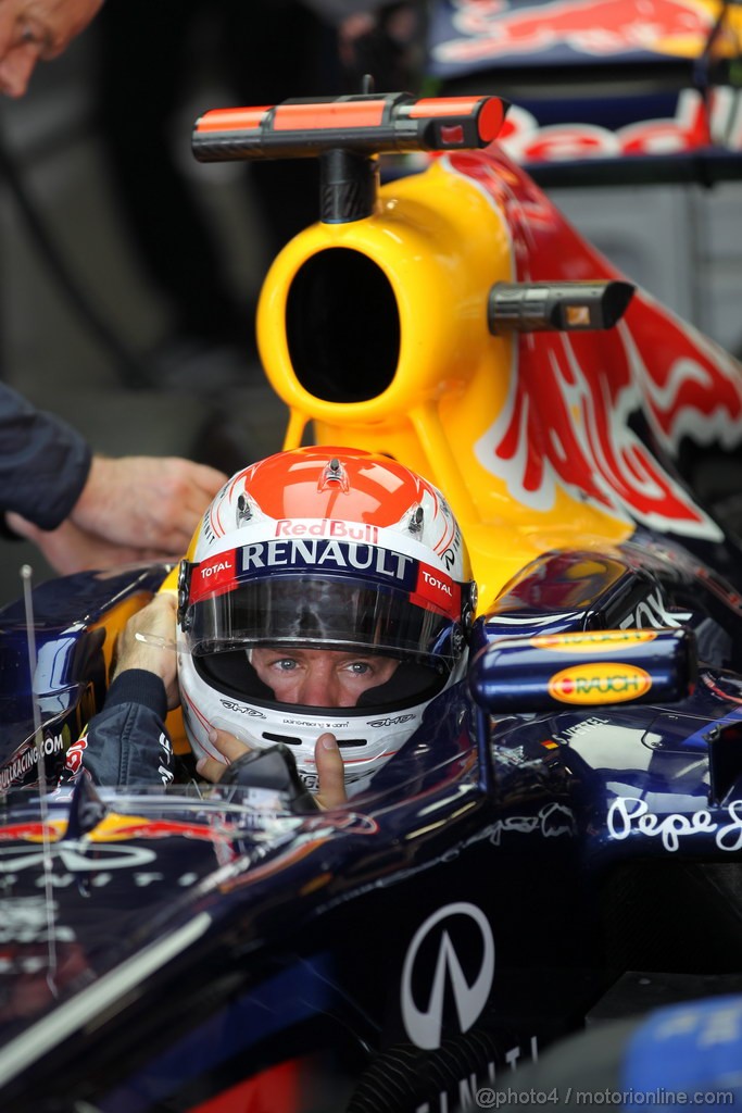 GP GIAPPONE, 06.10.2012- Prove Libere 3, Sebastian Vettel (GER) Red Bull Racing RB8