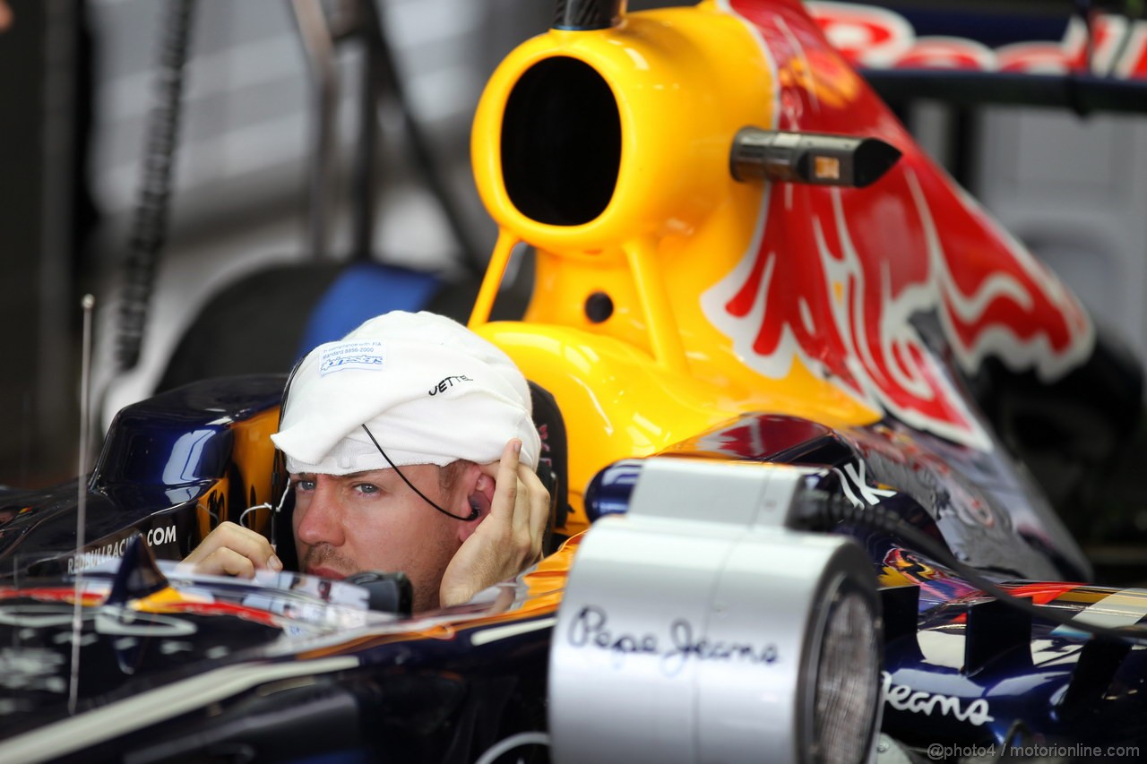 GP GIAPPONE, 06.10.2012- Prove Libere 3, Sebastian Vettel (GER) Red Bull Racing RB8 