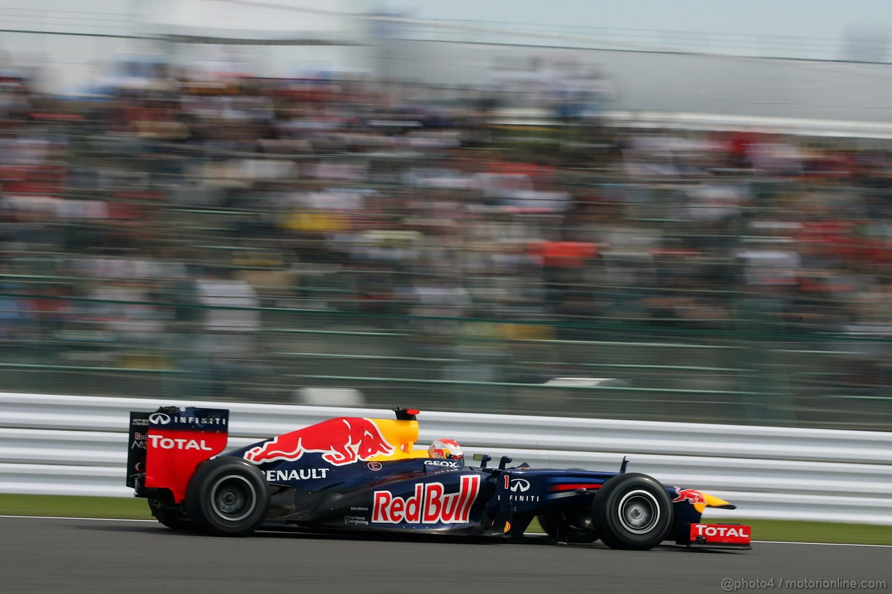 GP GIAPPONE, 06.10.2012- Prove Libere 3, Sebastian Vettel (GER) Red Bull Racing RB8 