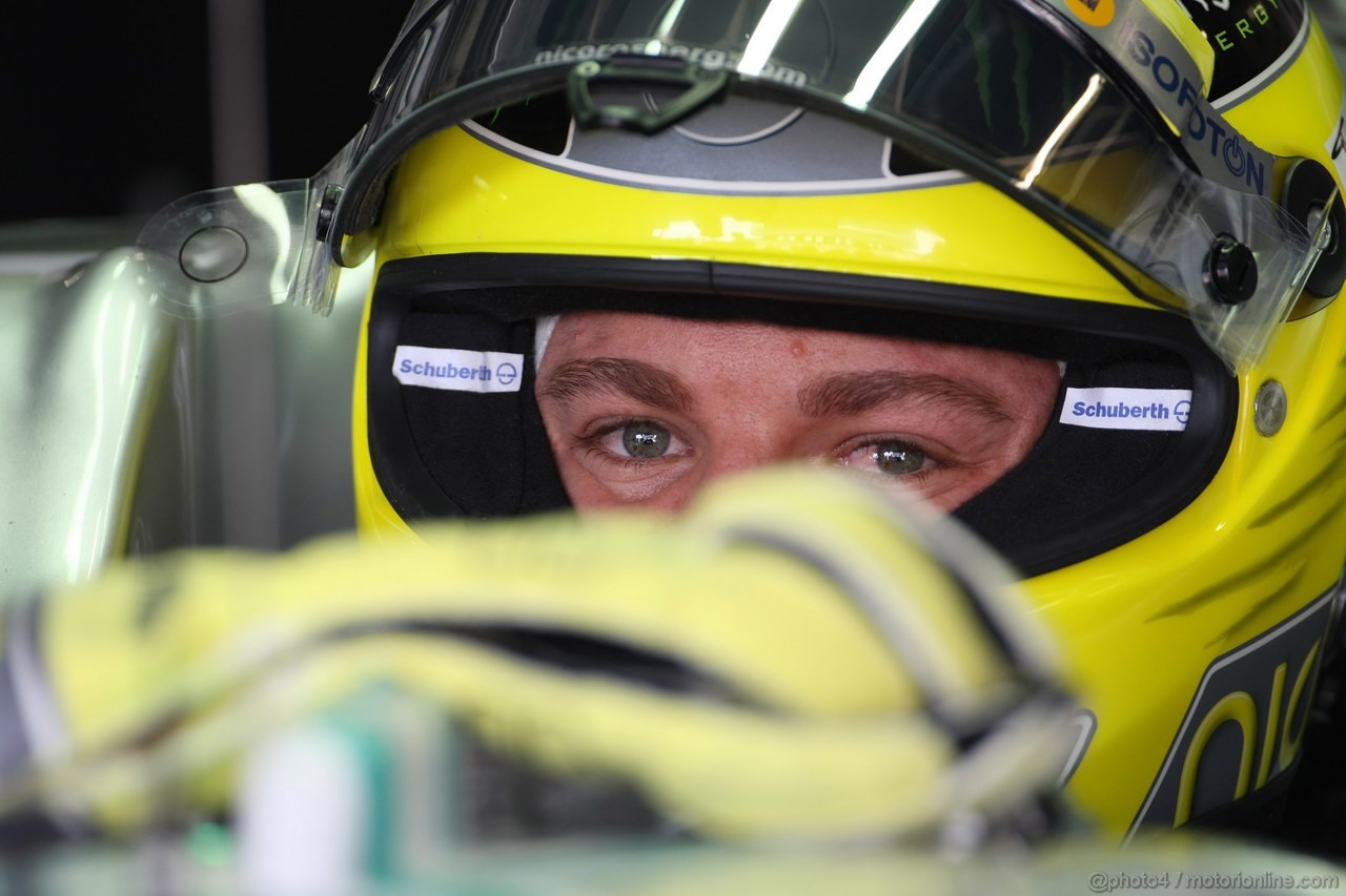 GP GIAPPONE, 06.10.2012- Prove Libere 3, Nico Rosberg (GER) Mercedes AMG F1 W03 