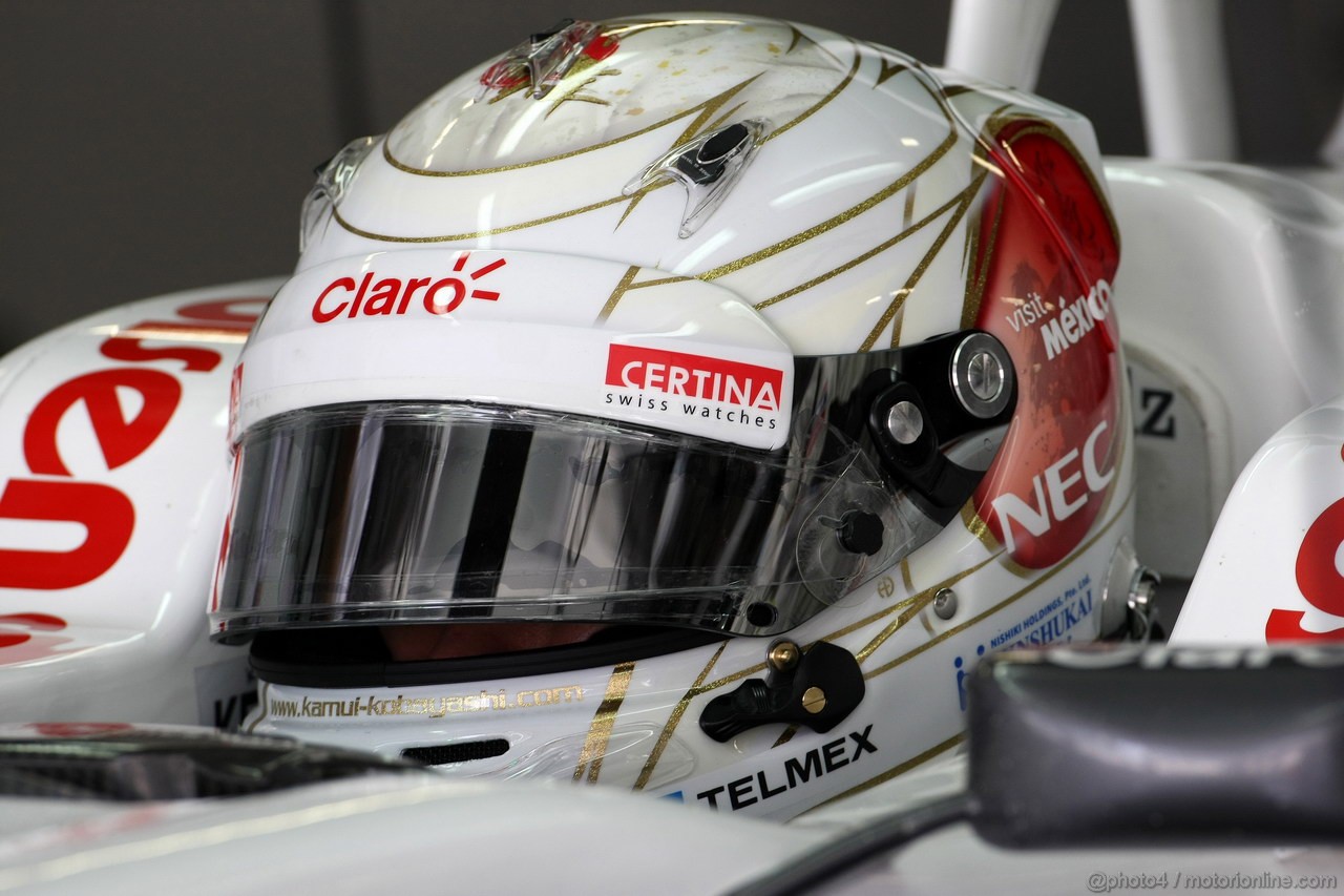 GP GIAPPONE, 06.10.2012- Prove Libere 3, Kamui Kobayashi (JAP) Sauber F1 Team C31 