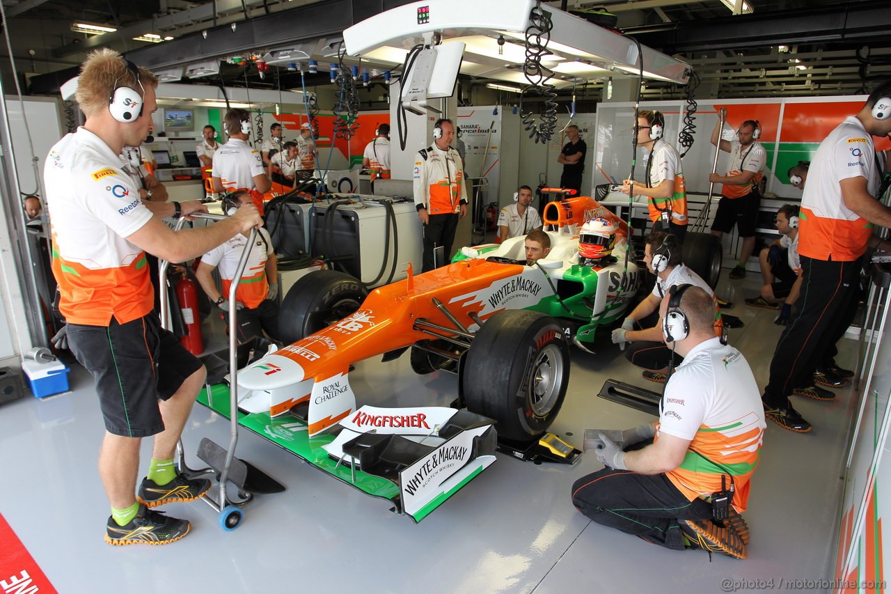 GP GIAPPONE, 06.10.2012- Prove Libere 3, Paul di Resta (GBR) Sahara Force India F1 Team VJM05 