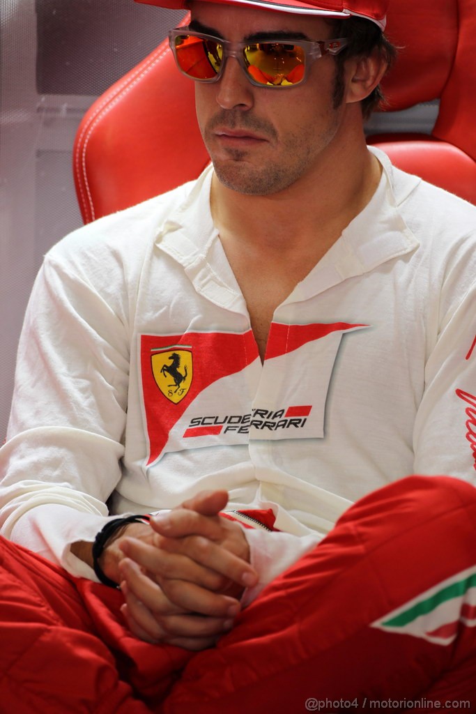 GP GIAPPONE, 06.10.2012- Prove Libere 3, Fernando Alonso (ESP) Ferrari F2012
