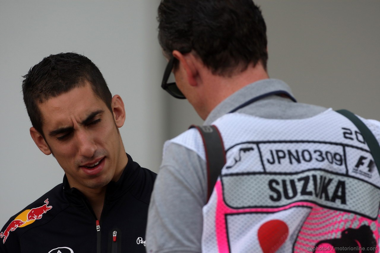 GP GIAPPONE, 06.10.2012- Prove Libere 3, Sbastien Buemi (SUI), Scuderia Toro Rosso, STR6 