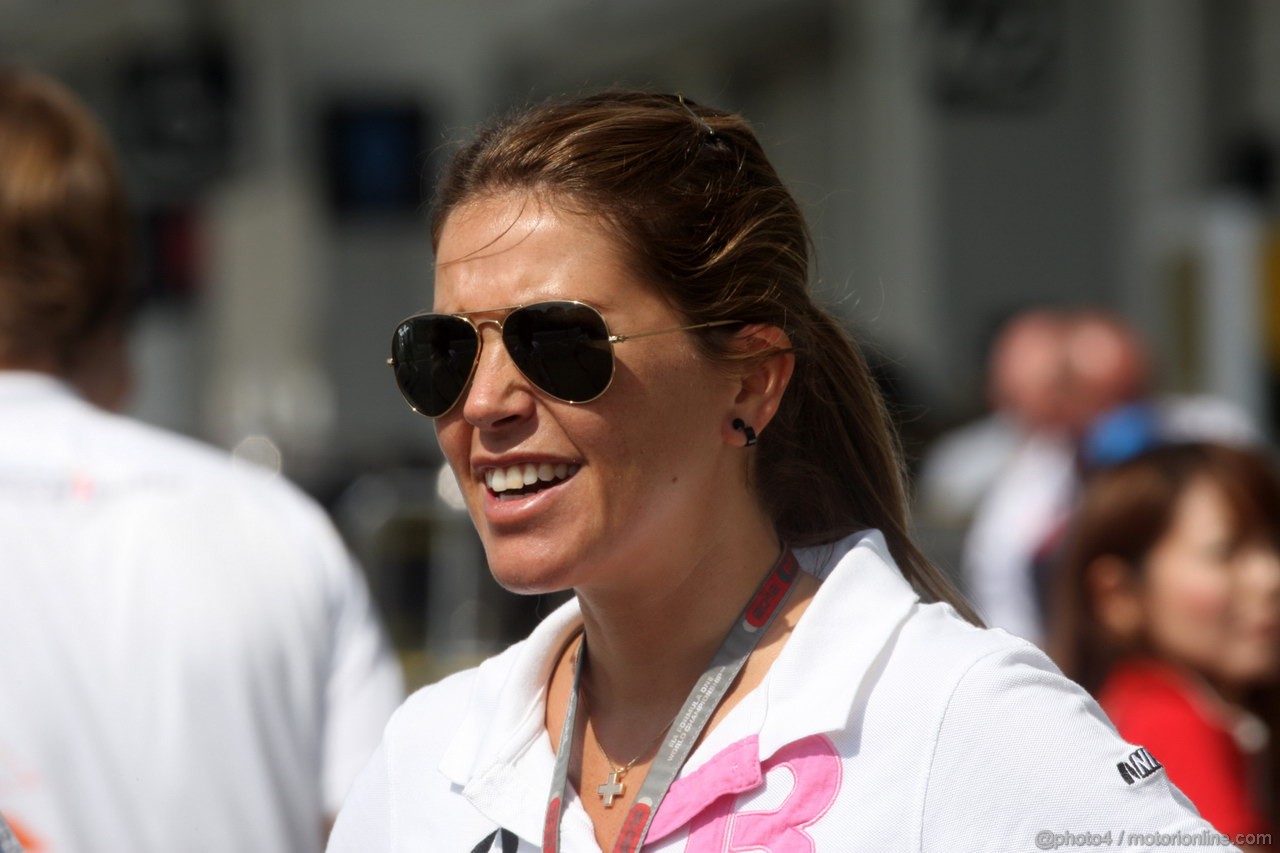 GP GIAPPONE, 06.10.2012- Prove Libere 3, Nira Juanco (ESP), Spanish TV 