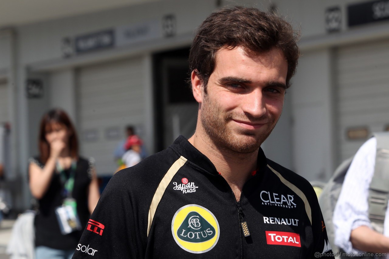 GP GIAPPONE, 06.10.2012- Prove Libere 3, Jerome D'Ambrosio (BEL), Lotus F1 Team E20 