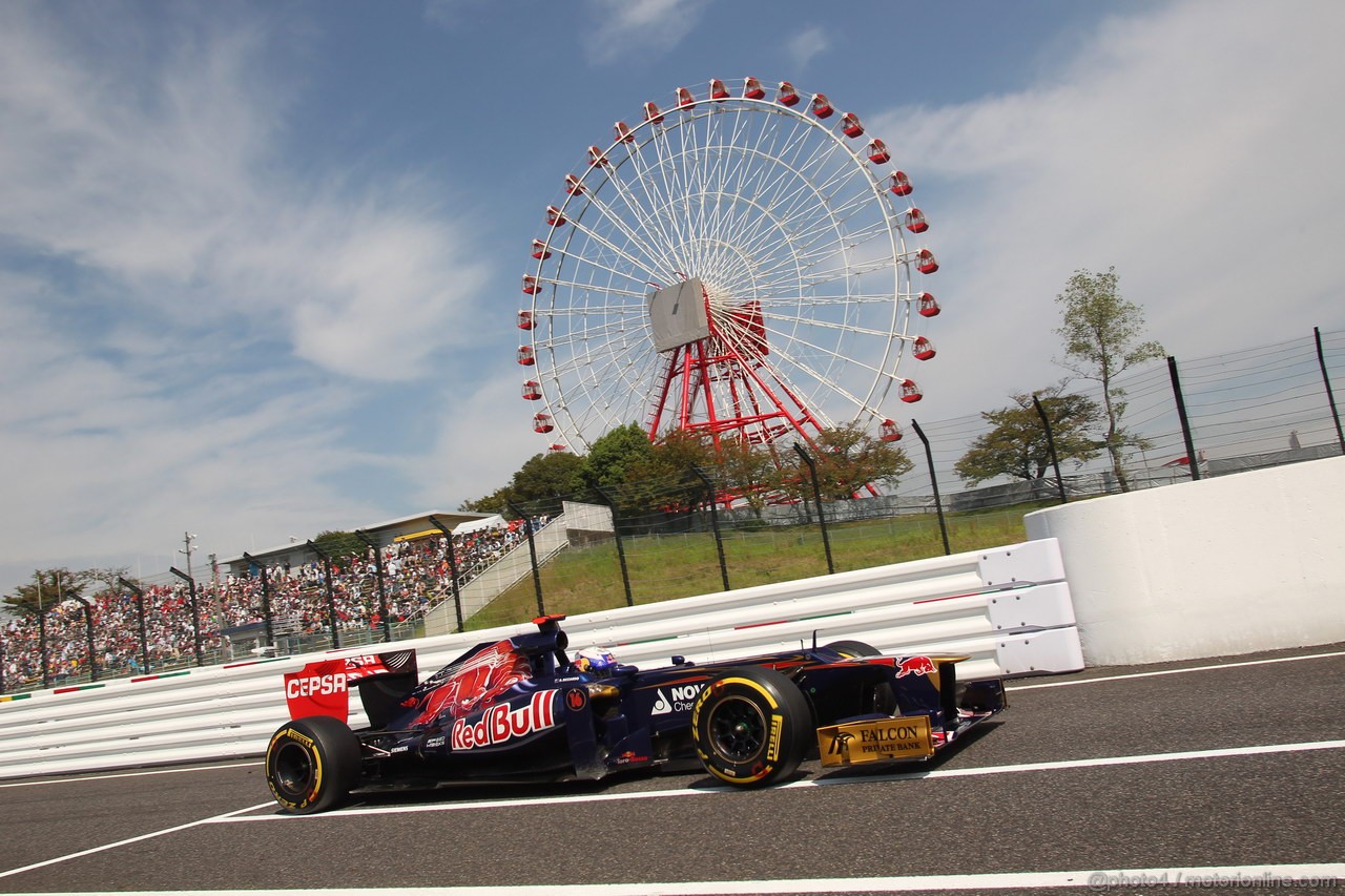 GP GIAPPONE, 06.10.2012- Prove Libere 3, Daniel Ricciardo (AUS) Scuderia Toro Rosso STR7