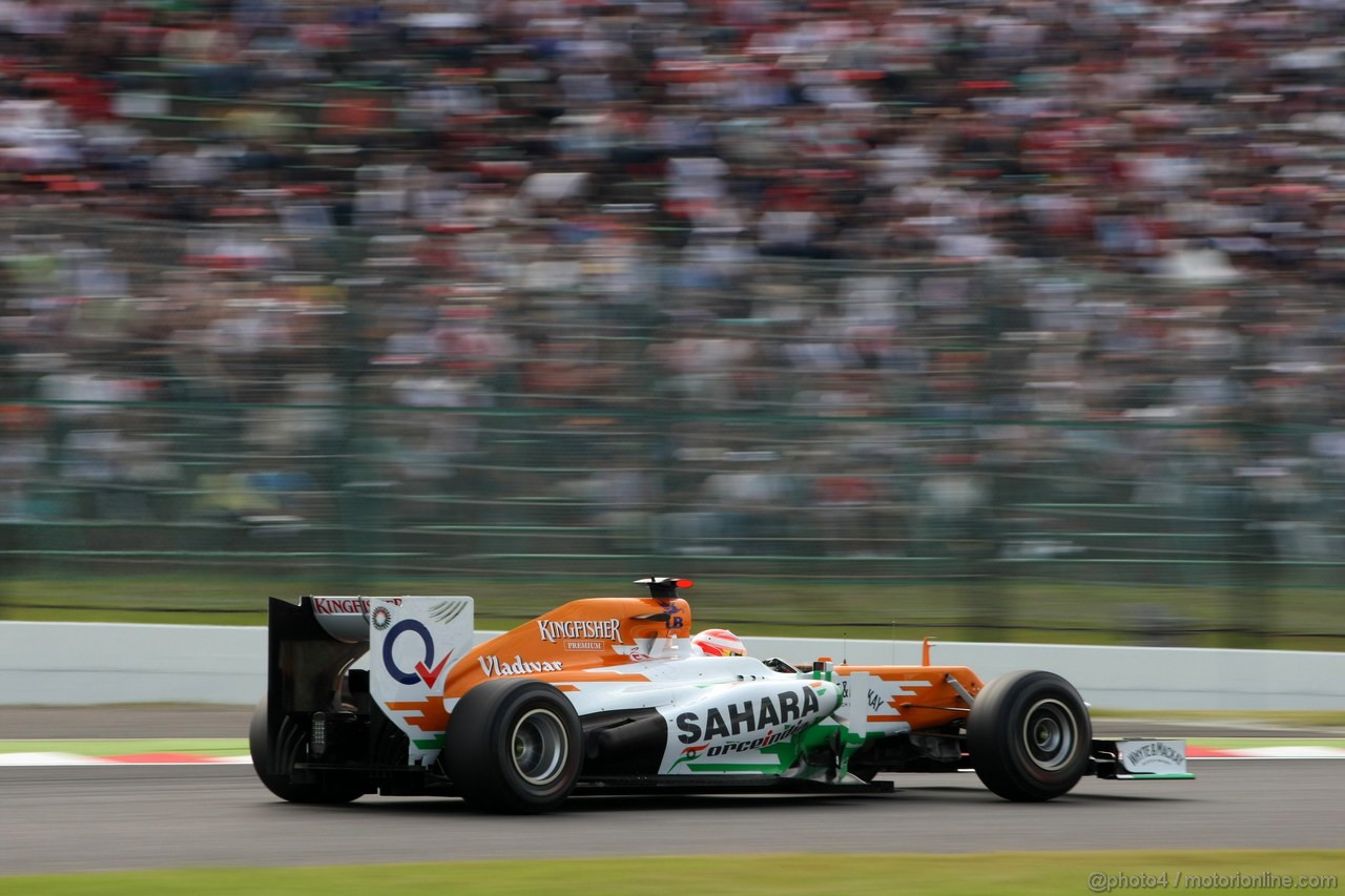 GP GIAPPONE, 06.10.2012- Qualifiche, Paul di Resta (GBR) Sahara Force India F1 Team VJM05 
