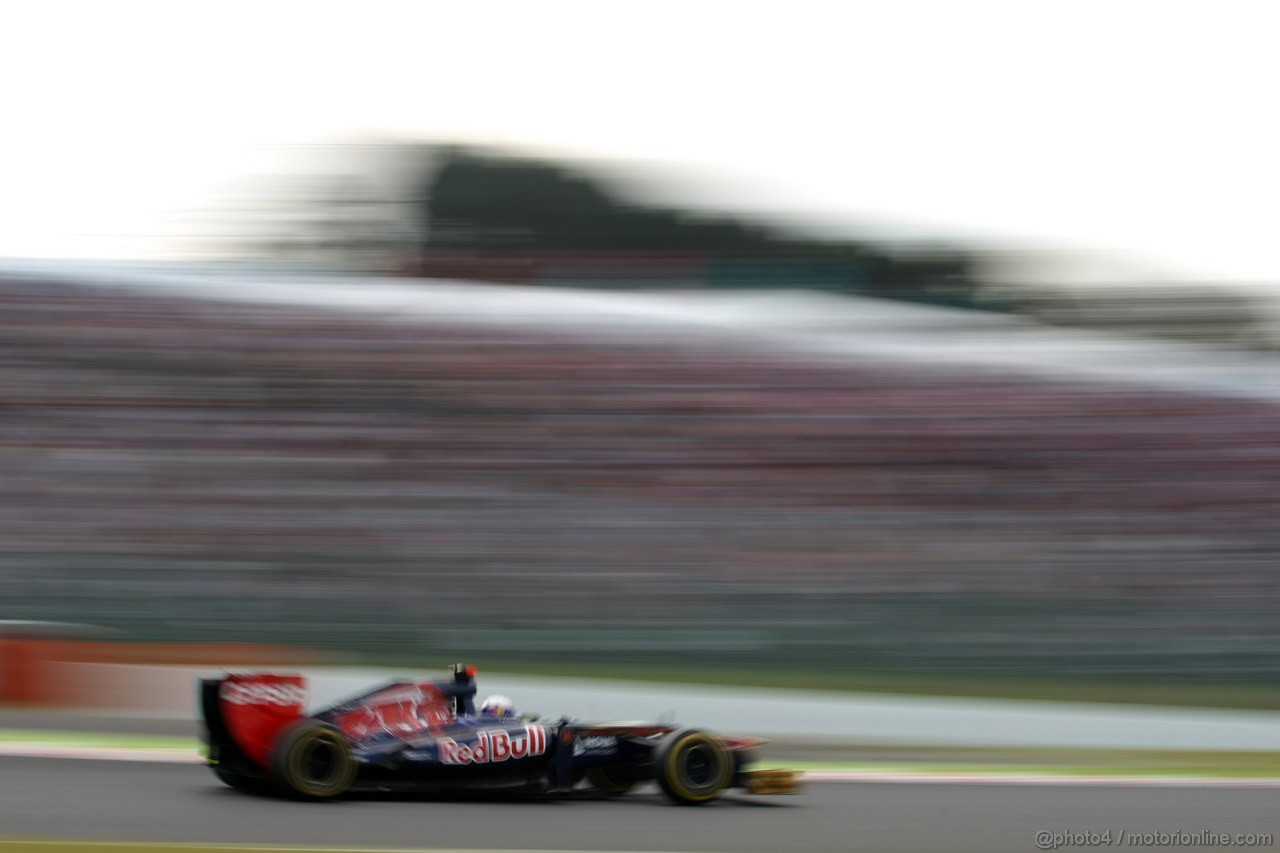GP GIAPPONE, 06.10.2012- Qualifiche, Daniel Ricciardo (AUS) Scuderia Toro Rosso STR7