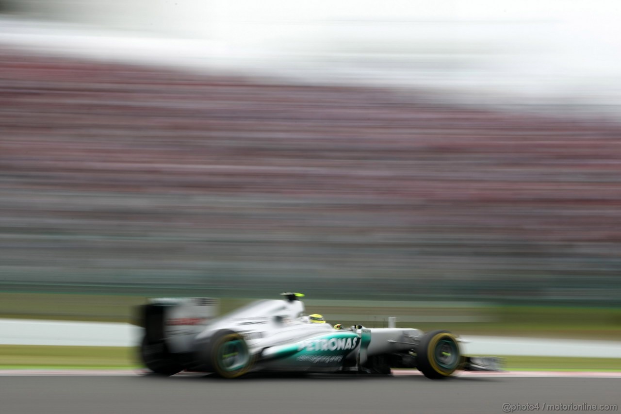 GP GIAPPONE, 06.10.2012- Qualifiche, Nico Rosberg (GER) Mercedes AMG F1 W03 