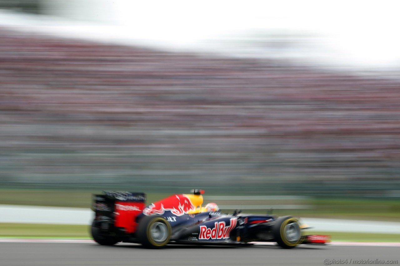 GP GIAPPONE, 06.10.2012- Qualifiche, Sebastian Vettel (GER) Red Bull Racing RB8