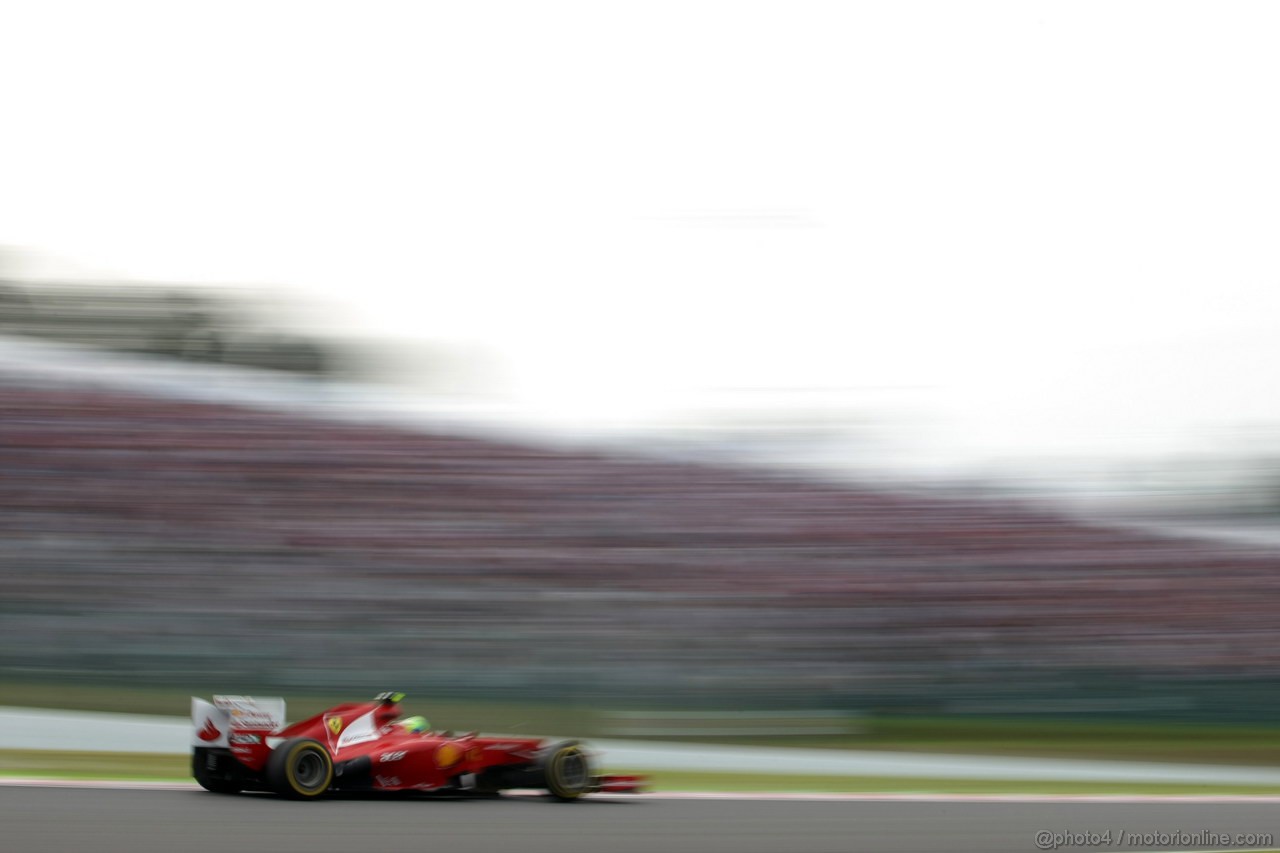 GP GIAPPONE, 06.10.2012- Qualifiche, Felipe Massa (BRA) Ferrari F2012 