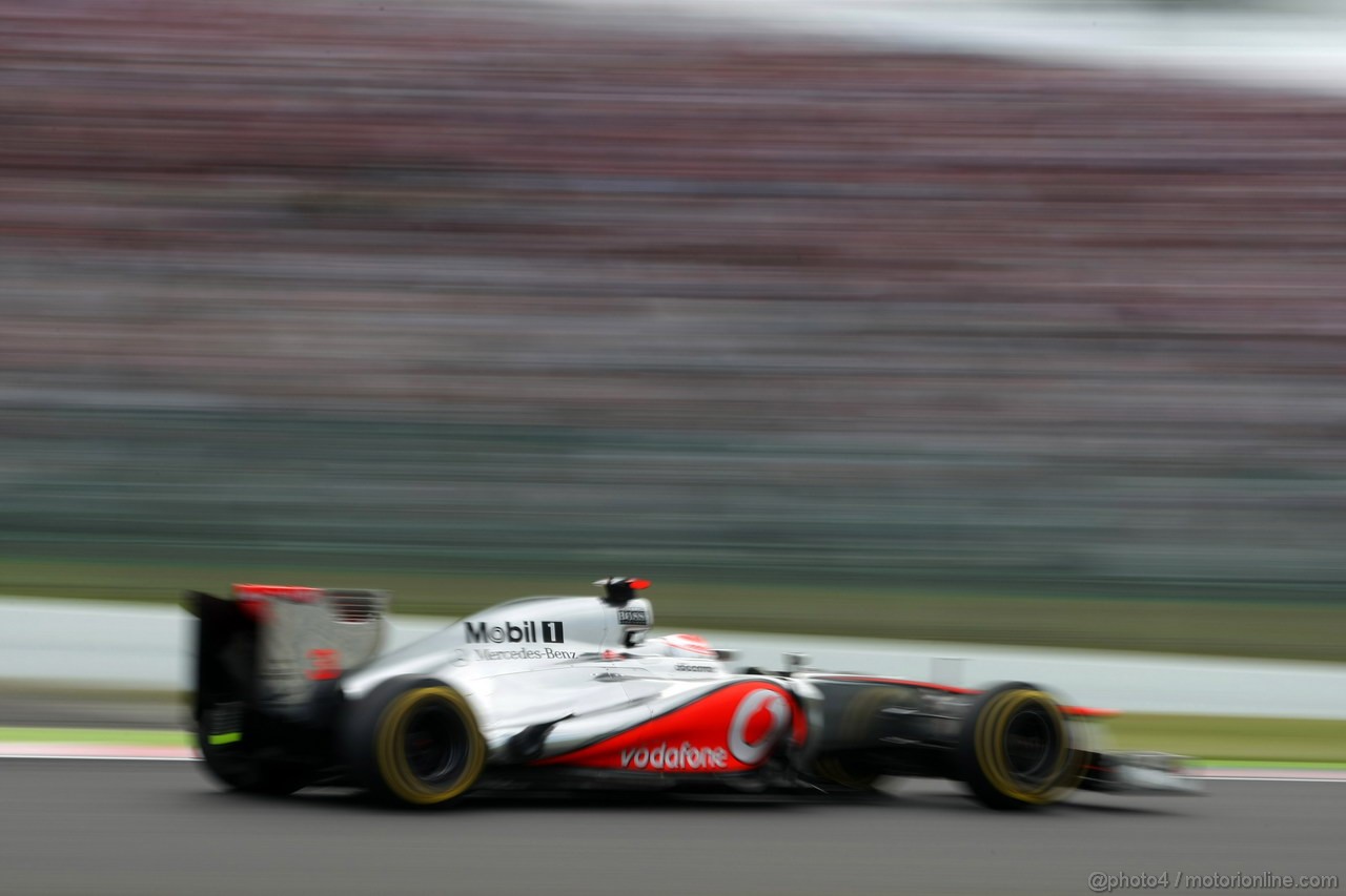 GP GIAPPONE, 06.10.2012- Qualifiche, Jenson Button (GBR) McLaren Mercedes MP4-27 
