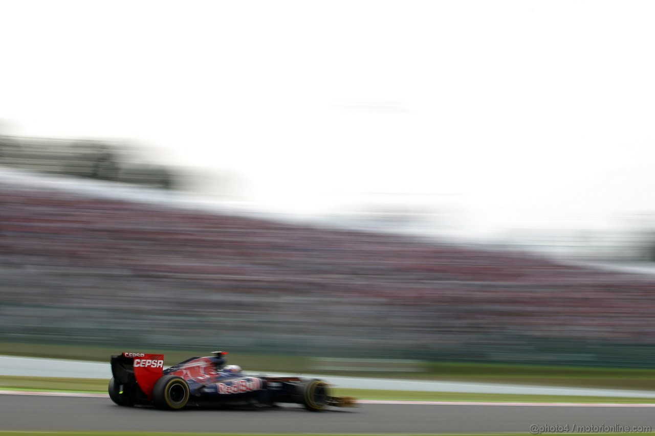 GP GIAPPONE, 06.10.2012- Qualifiche, Daniel Ricciardo (AUS) Scuderia Toro Rosso STR7 