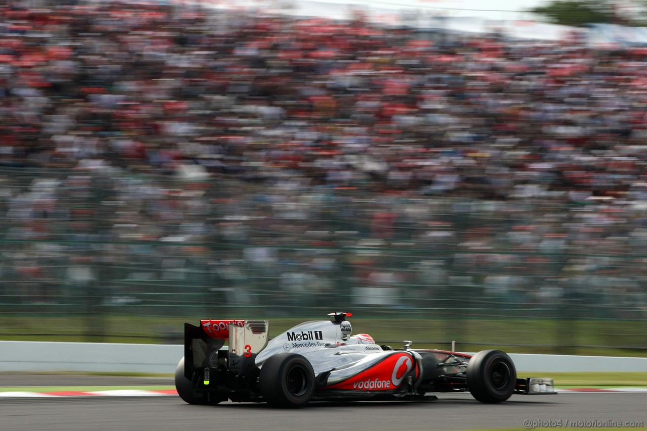GP GIAPPONE, 06.10.2012- Qualifiche, Jenson Button (GBR) McLaren Mercedes MP4-27 