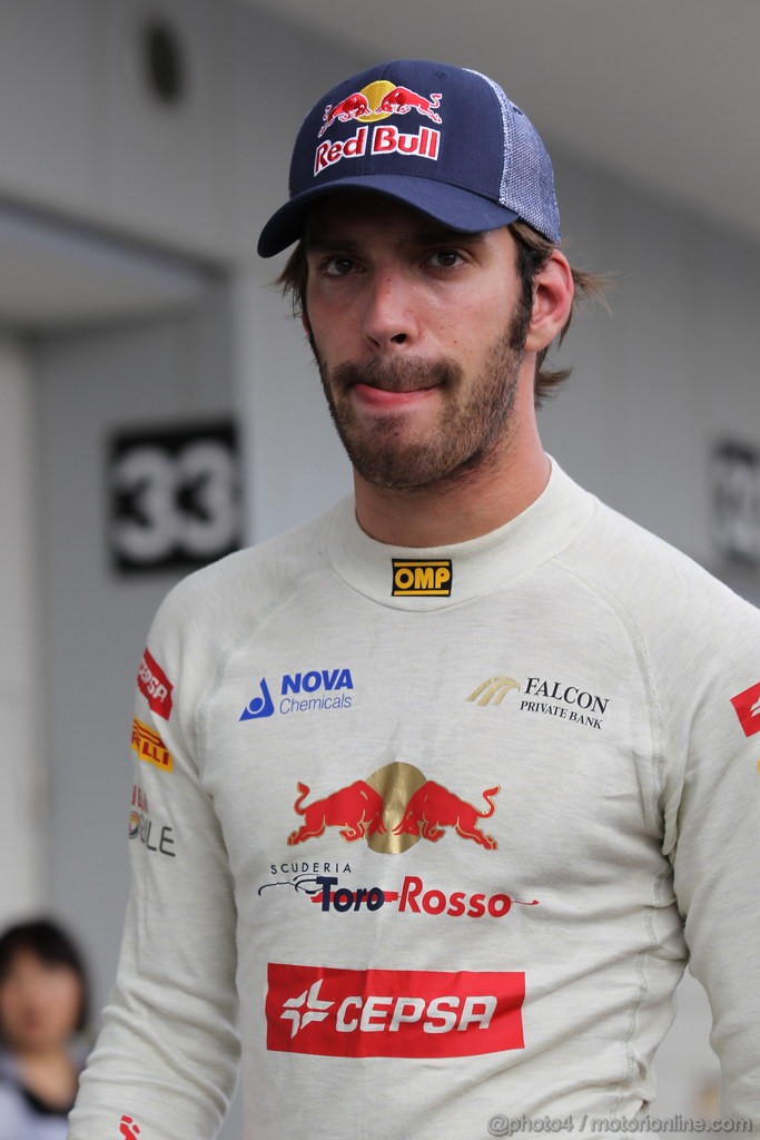 GP GIAPPONE, 06.10.2012- Qualifiche, Jean-Eric Vergne (FRA) Scuderia Toro Rosso STR7 
