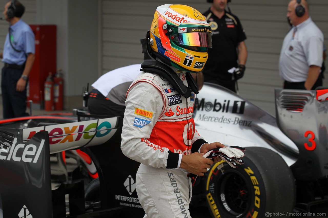 GP GIAPPONE, 06.10.2012- Qualifiche, Lewis Hamilton (GBR) McLaren Mercedes MP4-27 