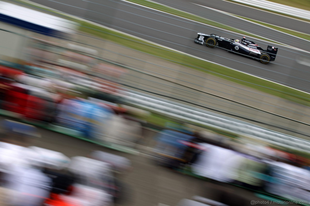 GP GIAPPONE, 06.10.2012- Qualifiche, Pastor Maldonado (VEN) Williams F1 Team FW34 