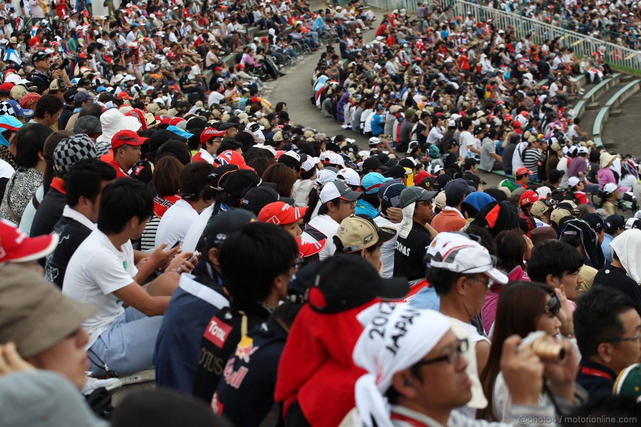 GP GIAPPONE, 06.10.2012- Qualifiche, Fans