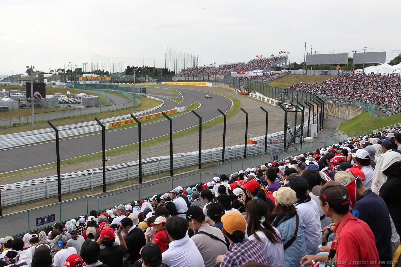 GP GIAPPONE, 06.10.2012- Qualifiche, Fernando Alonso (ESP) Ferrari F2012 