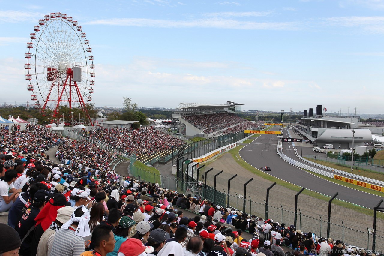 GP GIAPPONE, 06.10.2012- Qualifiche, Sebastian Vettel (GER) Red Bull Racing RB8 