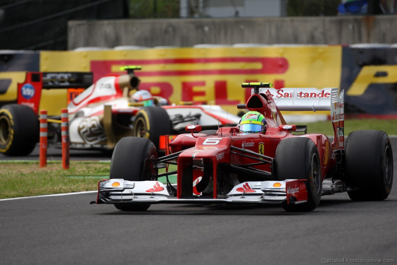 GP GIAPPONE, 06.10.2012- Qualifiche, Felipe Massa (BRA) Ferrari F2012 