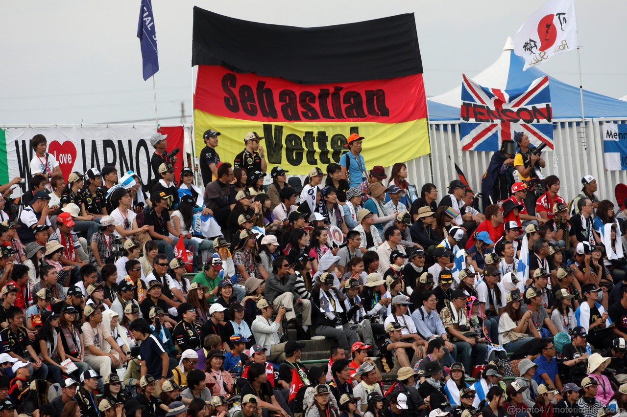 GP GIAPPONE, 06.10.2012- Qualifiche, Fans