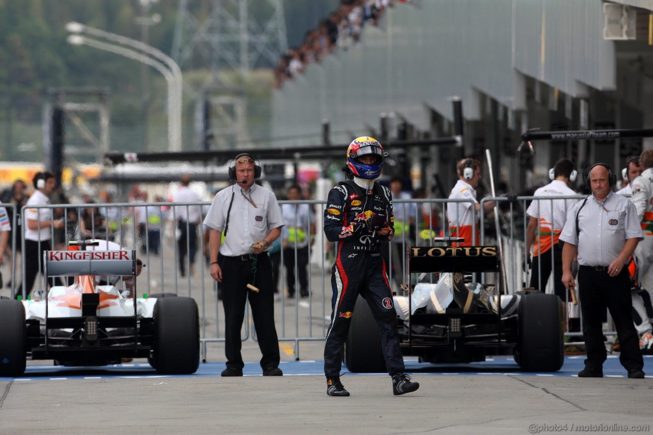GP GIAPPONE, 06.10.2012- Qualifiche, secondo Mark Webber (AUS) Red Bull Racing RB8 