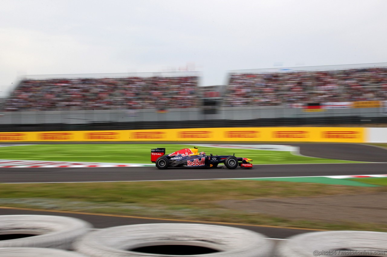 GP GIAPPONE, 06.10.2012- Qualifiche, Mark Webber (AUS) Red Bull Racing RB8