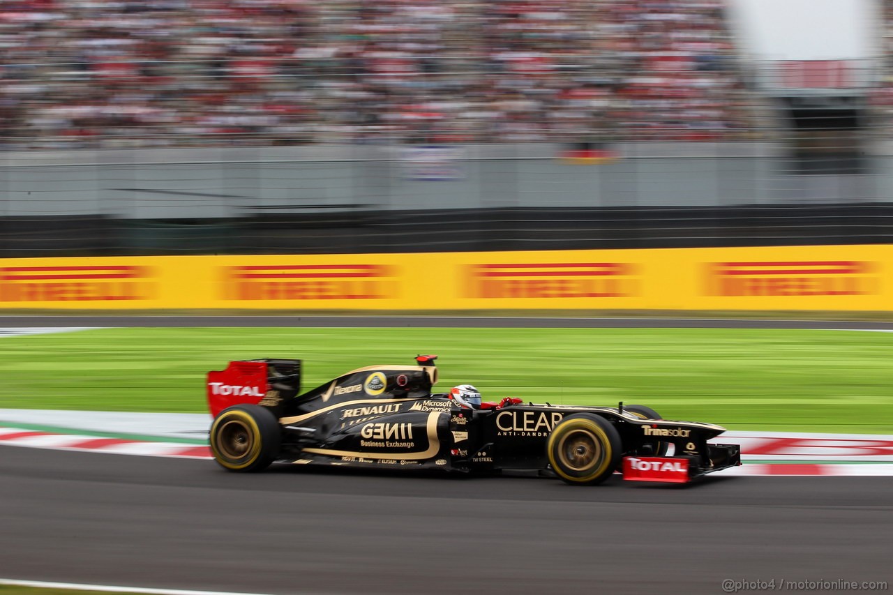 GP GIAPPONE, 06.10.2012- Qualifiche, Kimi Raikkonen (FIN) Lotus F1 Team E20