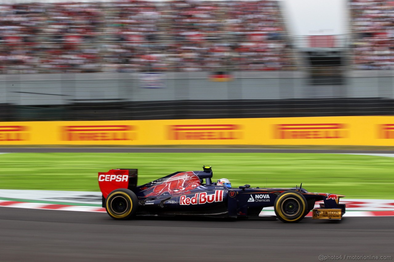 GP GIAPPONE, 06.10.2012- Qualifiche, Jean-Eric Vergne (FRA) Scuderia Toro Rosso STR7