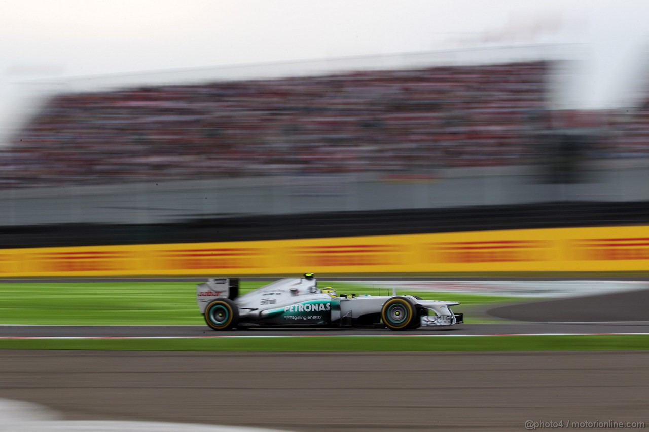 GP GIAPPONE, 06.10.2012- Qualifiche, Nico Rosberg (GER) Mercedes AMG F1 W03 