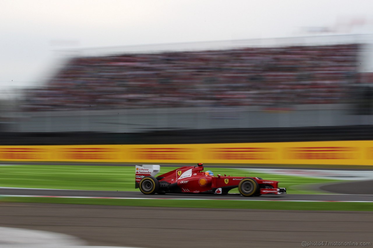 GP GIAPPONE, 06.10.2012- Qualifiche, Fernando Alonso (ESP) Ferrari F2012
