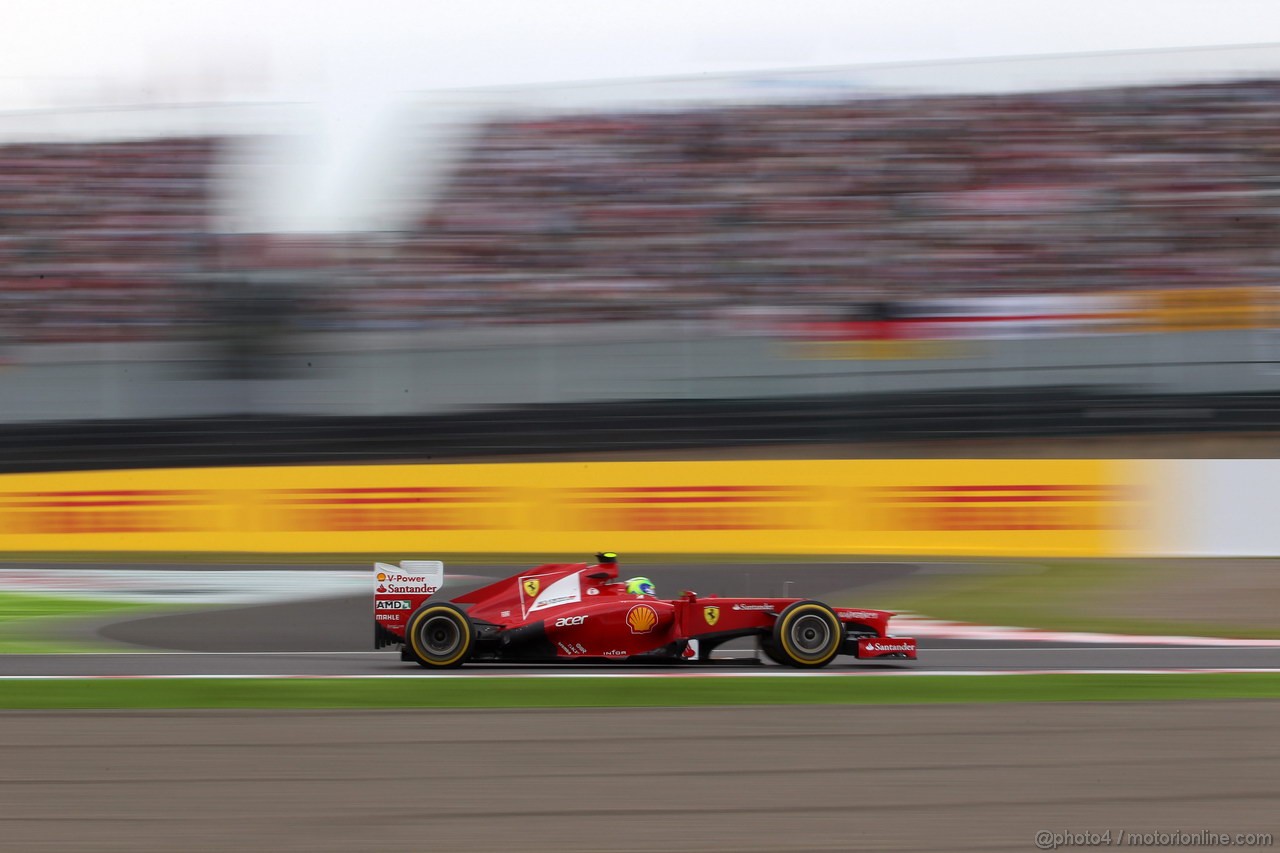GP GIAPPONE, 06.10.2012- Qualifiche, Felipe Massa (BRA) Ferrari F2012