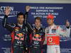 GP GIAPPONE, 06.10.2012- Qualifiche, secondo Mark Webber (AUS) Red Bull Racing RB8, Sebastian Vettel (GER) Red Bull Racing RB8 pole position e terzo Jenson Button (GBR) McLaren Mercedes MP4-27
