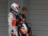 GP GIAPPONE, 06.10.2012- Qualifiche, terzo Jenson Button (GBR) McLaren Mercedes MP4-27 e Sebastian Vettel (GER) Red Bull Racing RB8 pole position